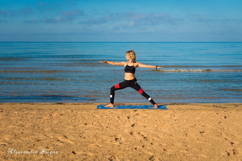 Yoga al mare nella spiaggia di Jesolo