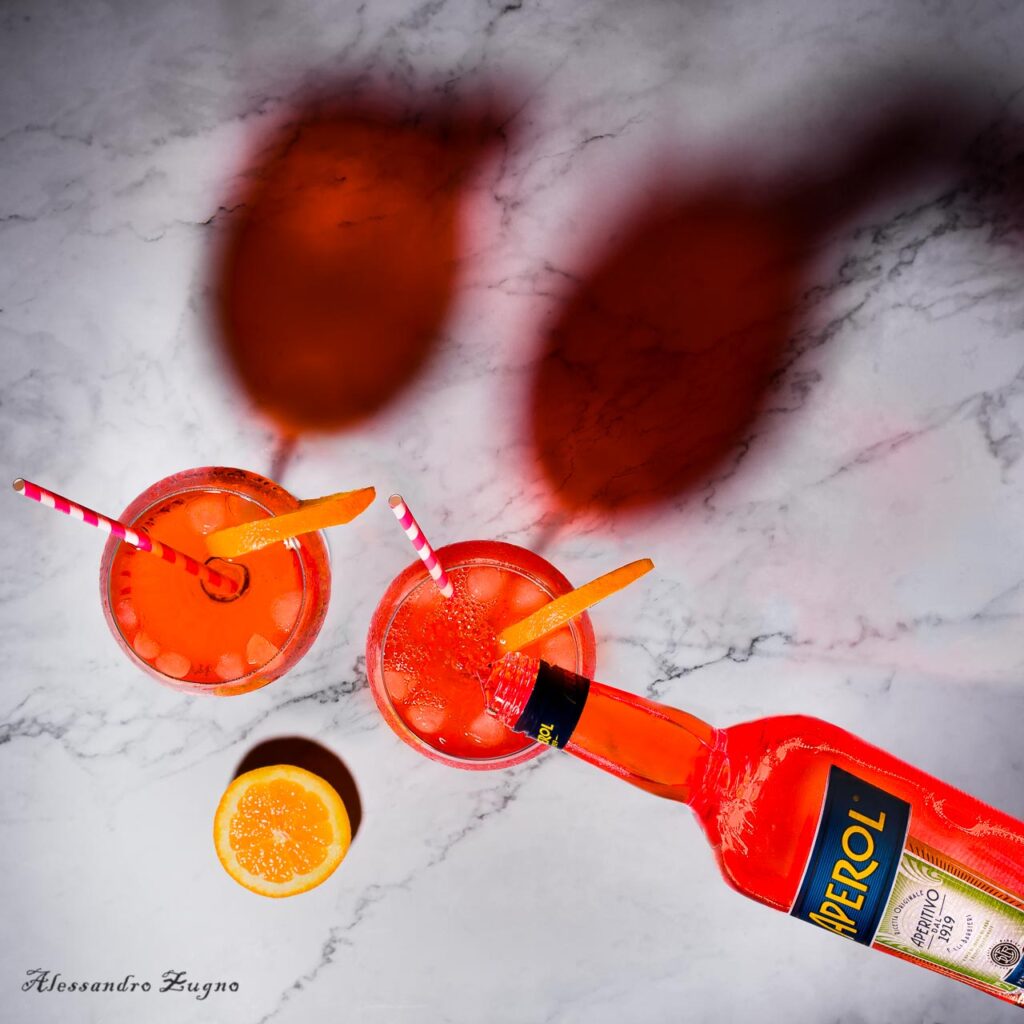 foto commerciale per marketing aperol