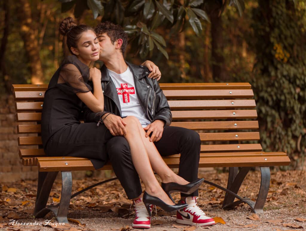 servizio fotografico di coppia autunno a padova