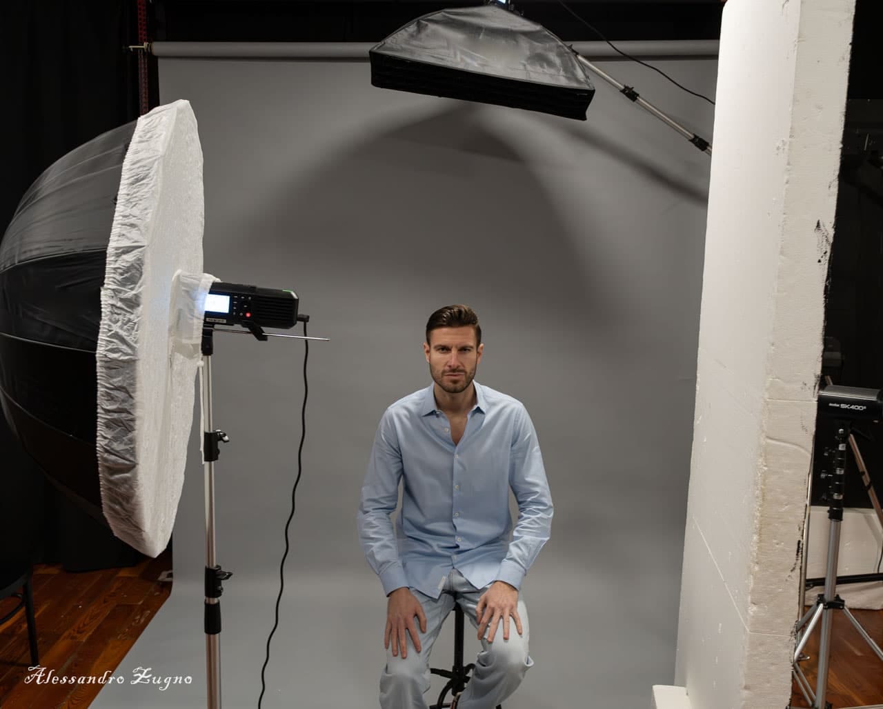 luci ritratto studio fotografico