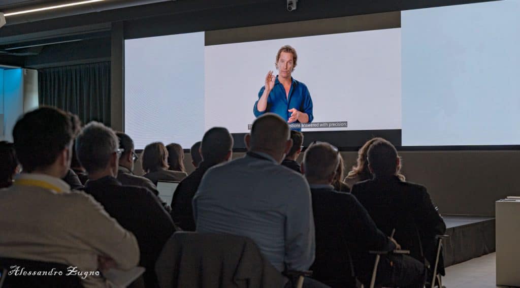 produzione video aziendale durante evento a Padova